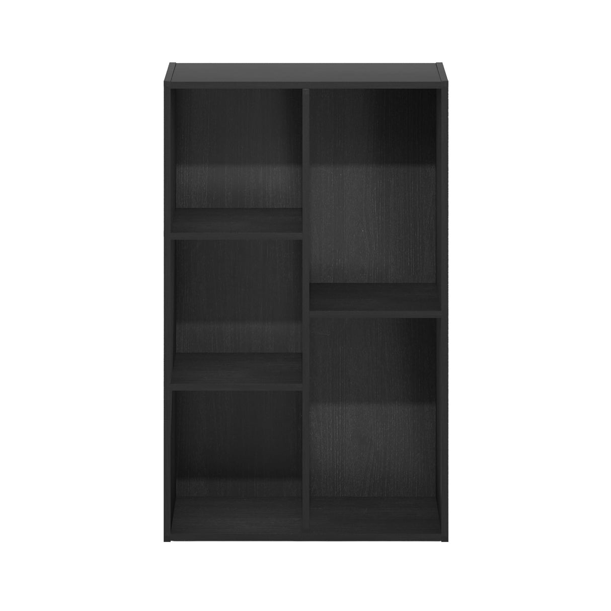 Furinno Luder 5-Cube No Tool Assembly Open Shelf, Blackwood Furinno