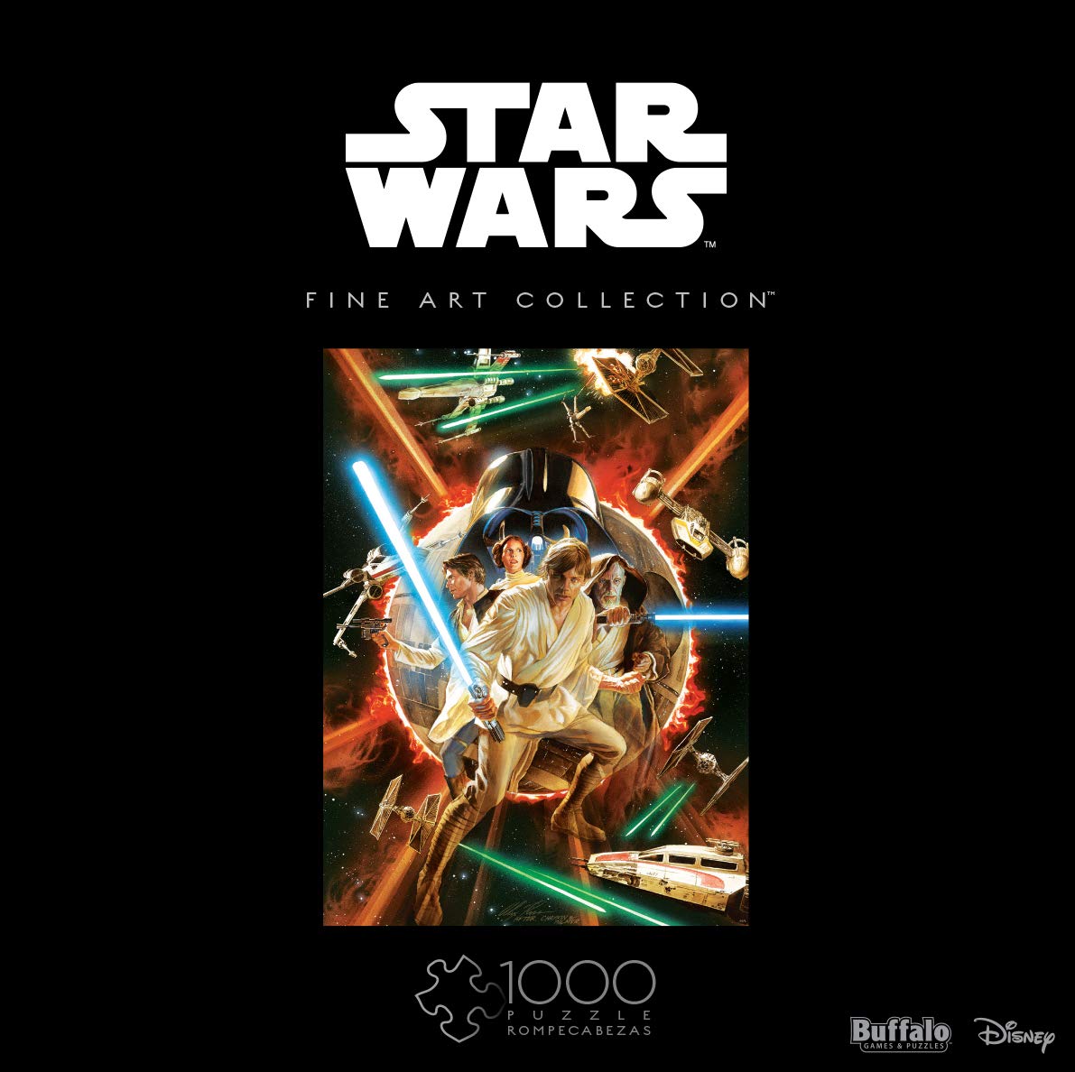 Buffalo Games - Star Wars - Comic Variant Cover - 1000 Piece Jigsaw Puzzle for Adults -Challenging Puzzle Perfect for Game Nights - Finished Size is 26.75 x 19.75 Buffalo Games