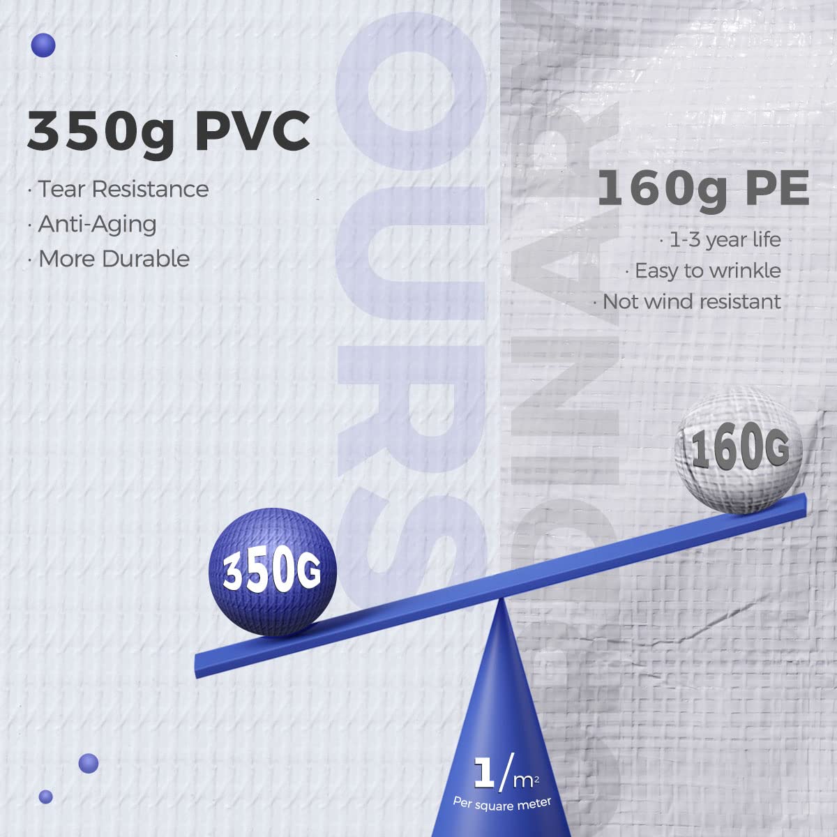 Quictent 20x40 Party Tent Heavy Duty PVC Large Commercial Vinly Canopy Wedding Big Event Shelter, Stripe Blue&White Quictent