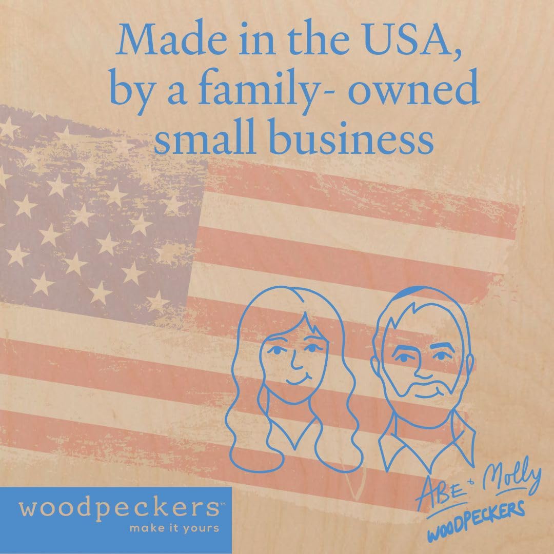 Unicorn Wood Cutouts 12-inch, Pack of 1 Unfinished Wood Crafts Blank, Wooden Shapes for Crafts & Party Decor, by Woodpeckers Woodpeckers