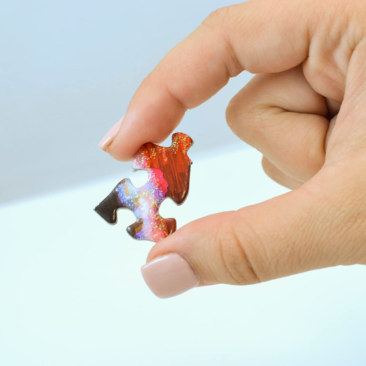 MasterPieces 500 Piece Glitter Christmas Jigsaw Puzzle - Santa Paws - 15"x21" Masterpieces