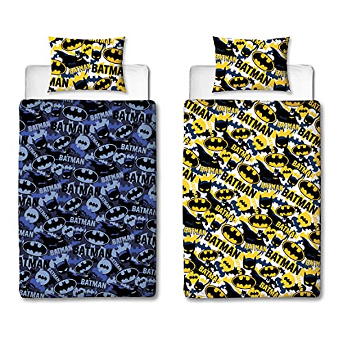 Character World Batman Camo Single Duvet Cover and Pillowcase Set BATMAN