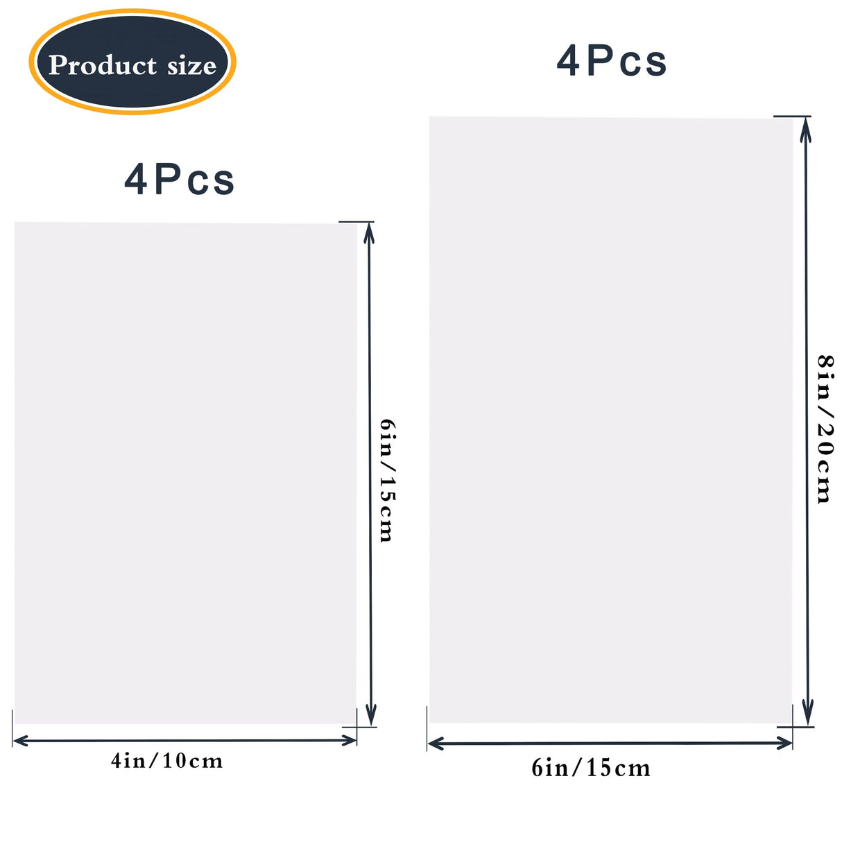 8 PCS Aluminum Sublimation Photo Blanks, Sublimation Blanks Aluminum Sheet, 0.4mm Thickness Aluminum Photo Sign Blank Metal Wall Photo Frame Blank for Sublimation Printing(4x6 Inch,6x8 Inch) Ubramac