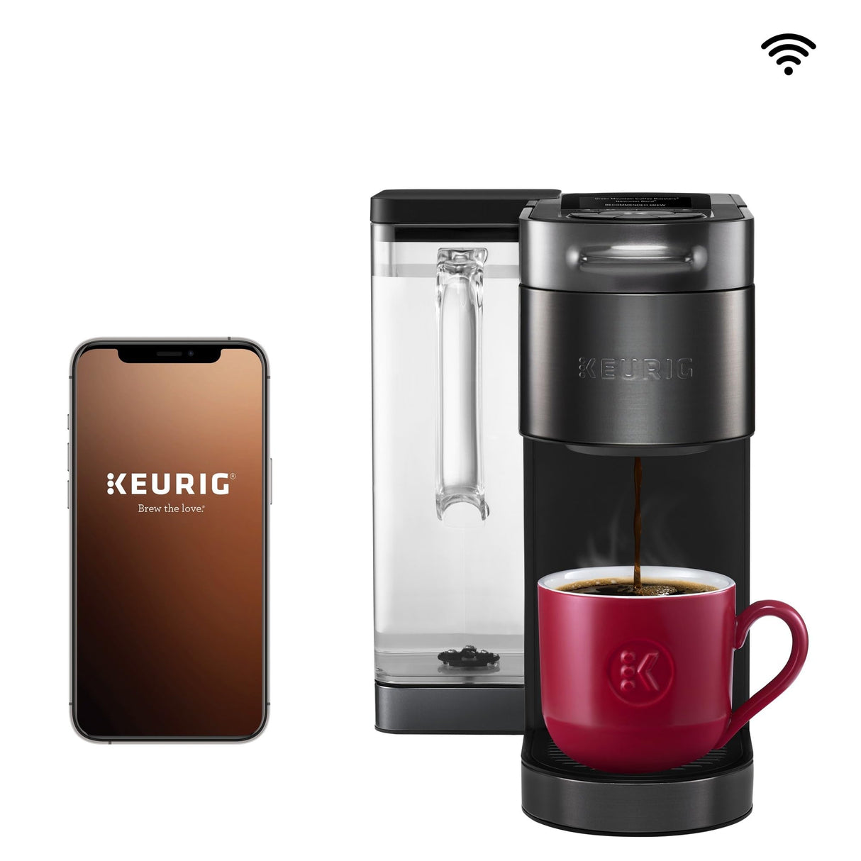 Keurig K-Supreme Plus SMART Coffee Maker, Single Serve K-Cup Pod Coffee Brewer, BREWID and MultiStream Technology, 78 Oz Keurig