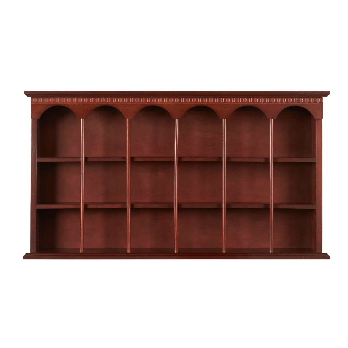 Touch of Class Mackenzie Wall Curio Shelf - Made of Wood - Elegant Display - Mounted Wooden Furniture Shelves for Living Room, Kitchen Touch of Class