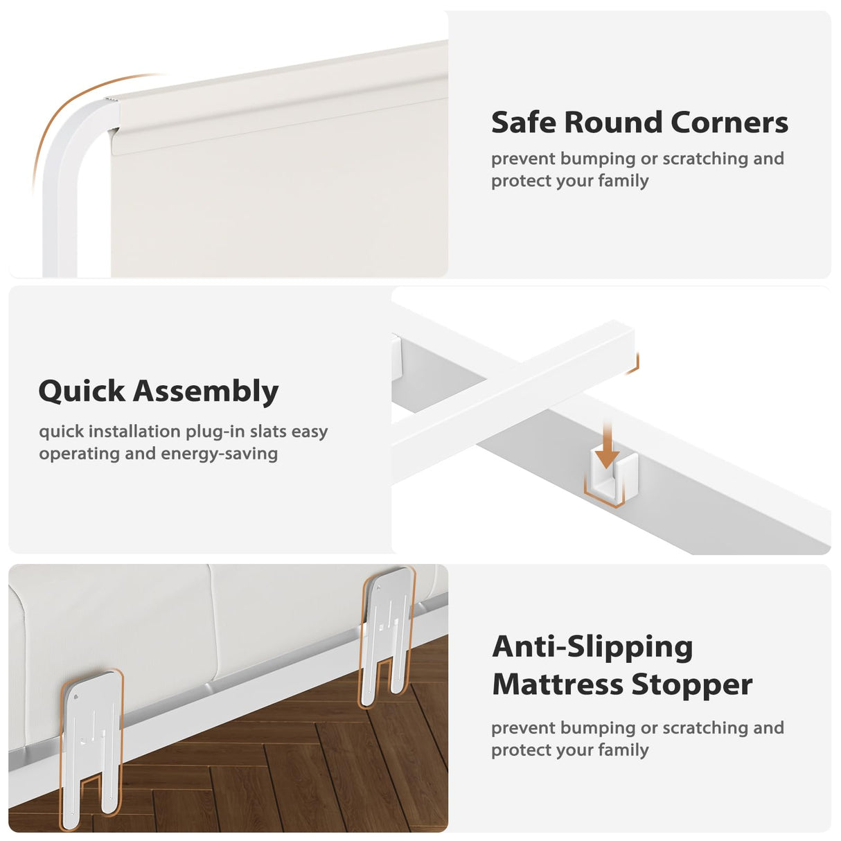 VIAGDO Daybed Twin Size with 2 Storage Drawers and Charging Station, Metal Day Bed Frame Twin with Shelf Headboard and LED Lights, Twin Corner Bed Frame for Living Room, Bedroom, Guest Room, White VIAGDO