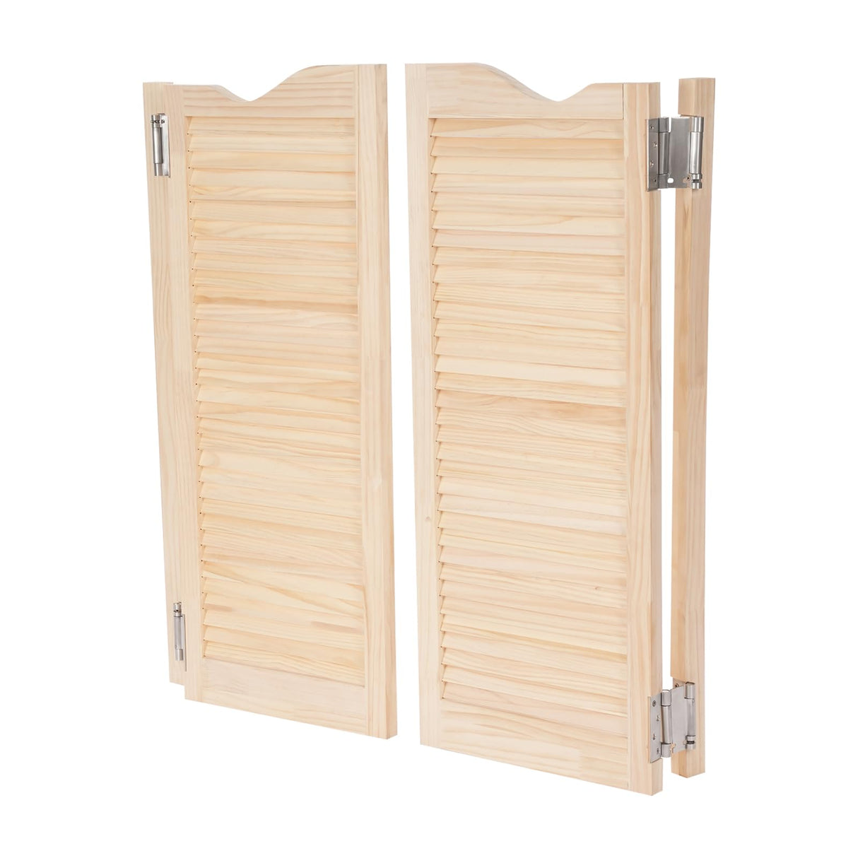 Swinging Doors, Saloon Doors, Pine Wood Swinging Doors, Wooden Saloon Doors, for Inside, Wall-Mounted, for House, Kitchen Hilberiazel