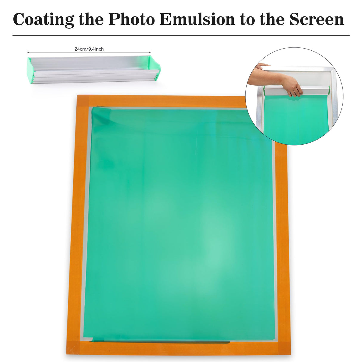 Caydo 66 PCS All-in-One Screen Printing Kit - 50W LED UV Exposure Screen Printing Light, Screen Printing Ink, Screen Printing Photo Emulsion, Instructions Caydo