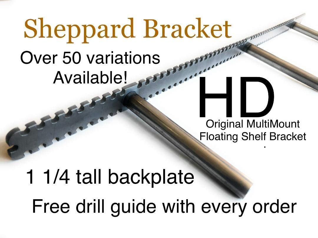Floating Shelf Brackets - Sheppard Brackets - Easy Install - Heavy Duty (70 inch) SB SHEPPARD BRACKETS