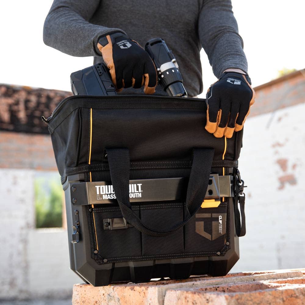 ToughBuilt - Large Massive Mouth 16” Tool Bag - Pro Grade Quality Construction - TB-CT-62-16A ToughBuilt