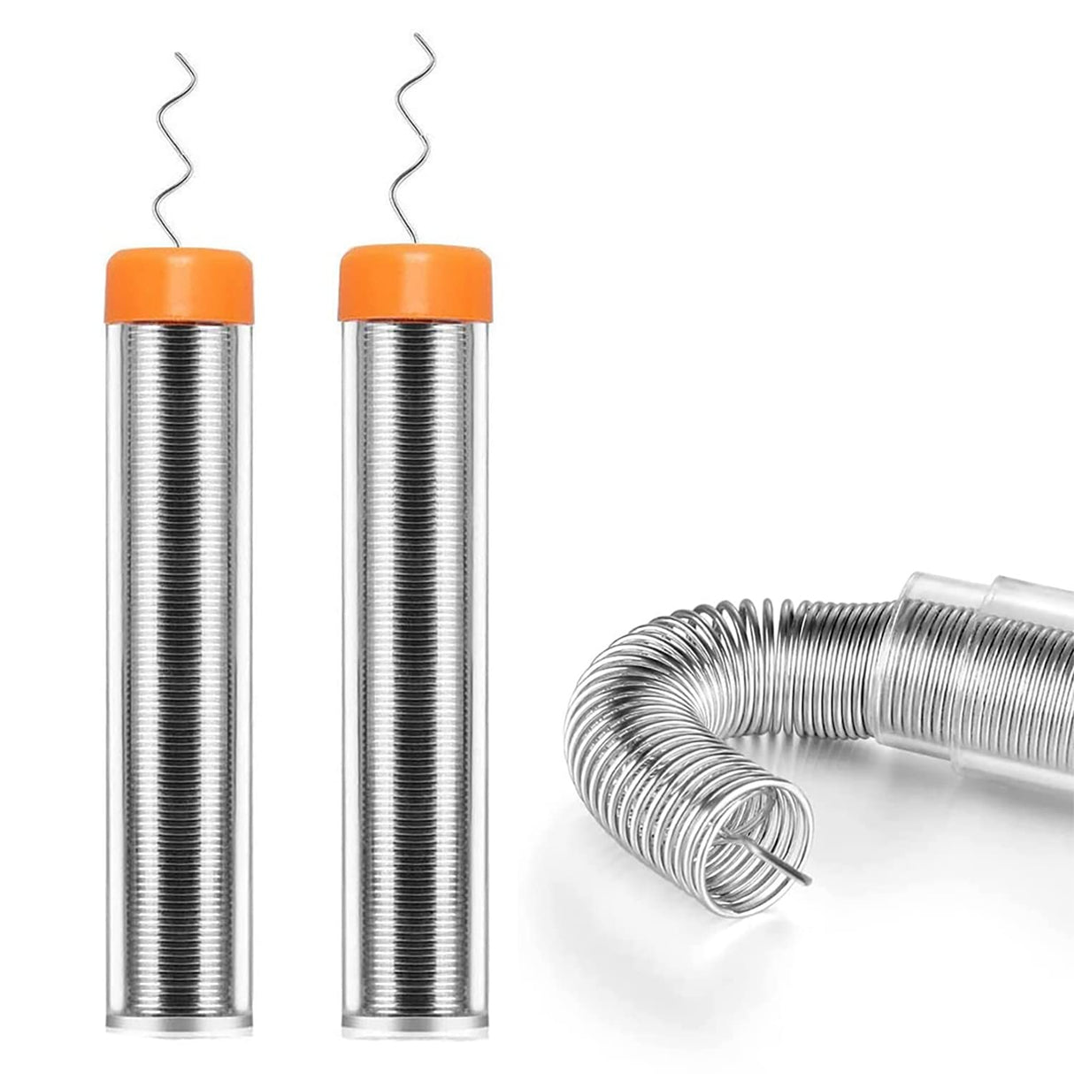 2Pcs Solder Wire,1mm Diameter Rosin Core Solder for Electronic Electrical Soldering Components Repair(Net 20g) Tiankohelan