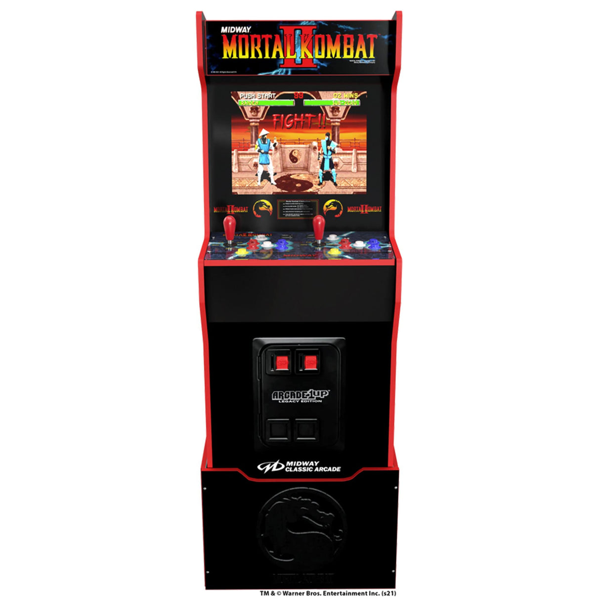 ARCADE1UP Midway Legacy 4 Foot Arcade Machine, Mulitcolor ARCADE1UP