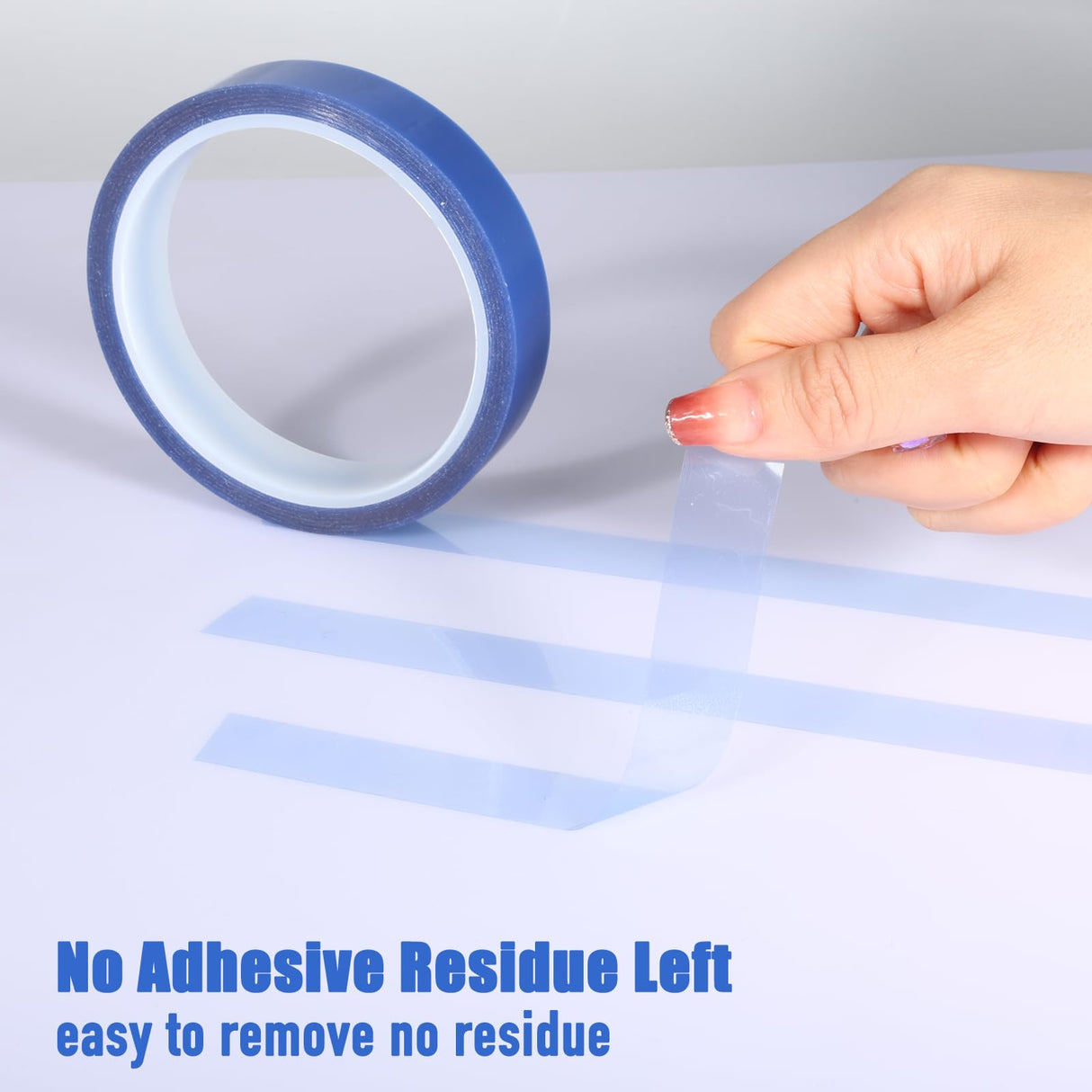 KIWIHUB 3 Rolls 10mm x33m(108ft) Heat Tape for Sublimation,Blue High Temperature Heat Resistant Tape,Heat Transfer Tape for Heat Press Vinyl,No Residue KIWIHUB