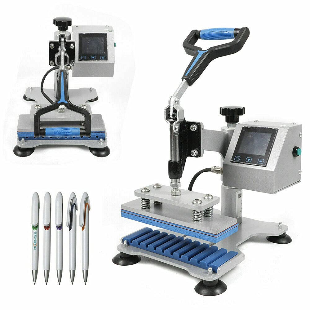 Ethedeal Pen Heat Transfer Machine 10 Slots Digital Pen Heat Press Machine 110V 200W Pen Printing Machine Logo Hot Stamping for Plastic Pens and Ballpoint Pens Ethedeal