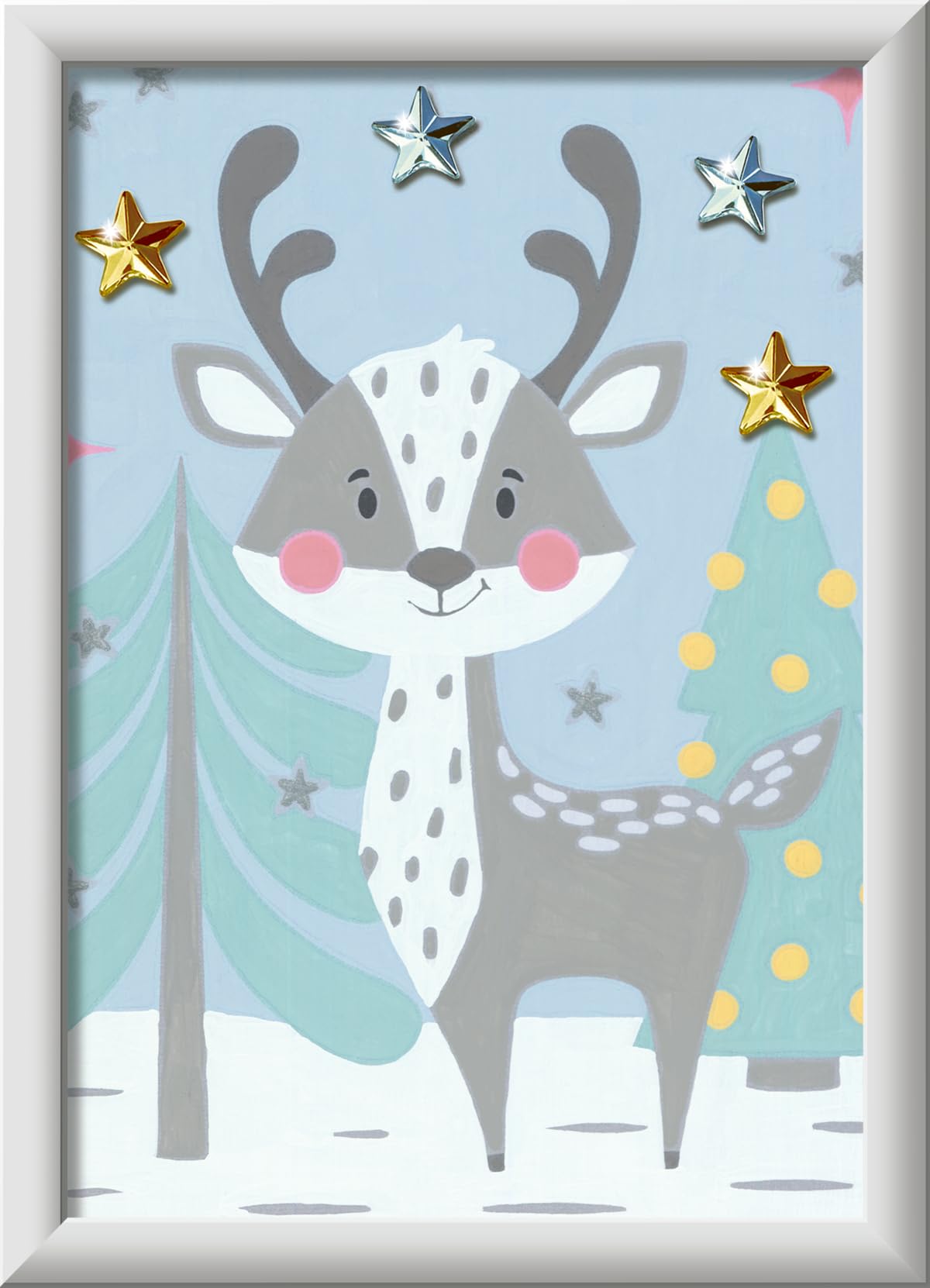 Ravensburger CreArt Cute Deer Paint by Numbers Kit for Kids - 20260 - Painting Arts and Crafts for Ages 7 and Up Ravensburger