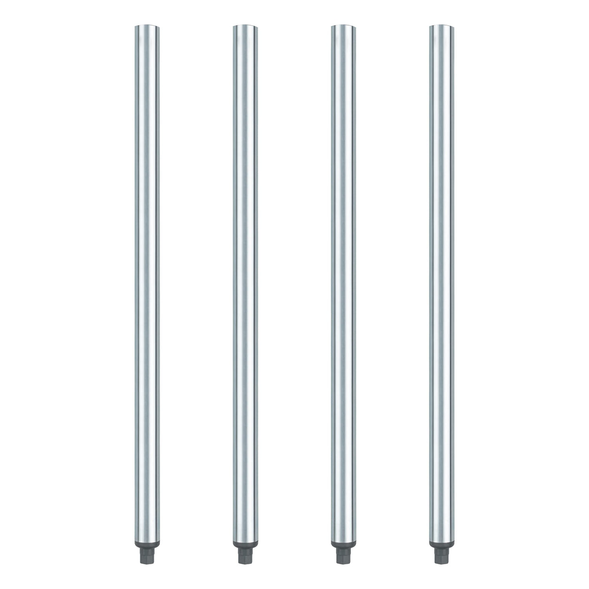 DuraSteel Galvanized Legs for Work Table - 33.5 inch Replacement Galvanized Legs - Fits Commercial Food Prep Stainless Steel Utility Table or Maple Wood Worktable, Silver DuraSteel