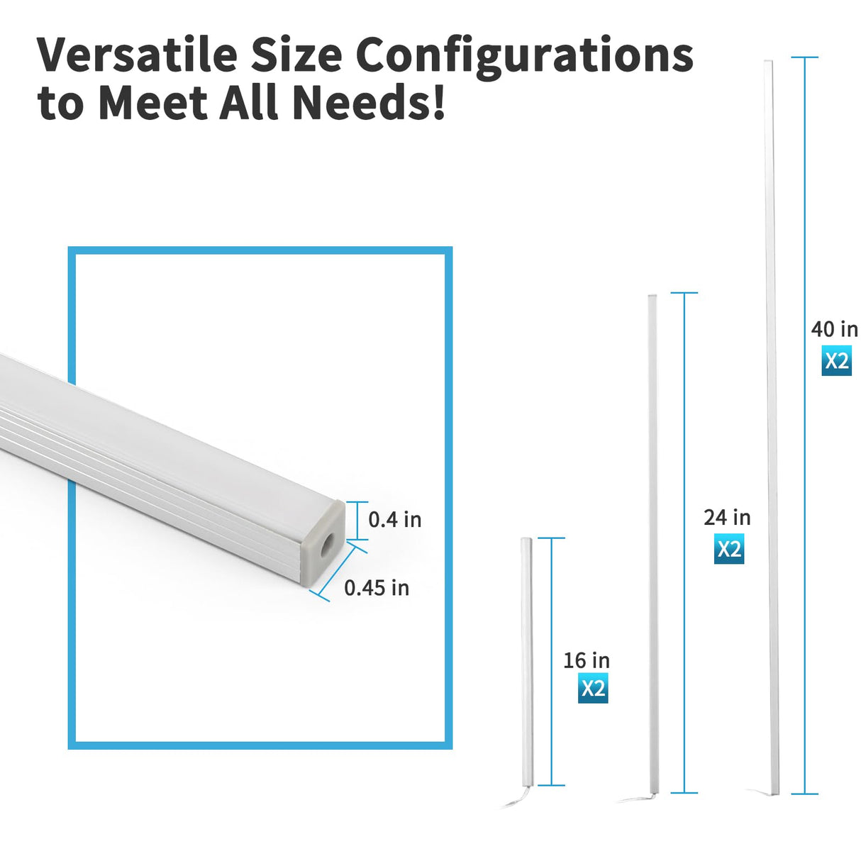Art3d LED Recessed Lighting Kit - 6pcs Self-adhesive White LED Light with Smart Switch, 3000k Touching Switch Light for Wood Slat Wall Panels, Headboards, Stairs, Home decor, Under Cabinet Strip Light Art3d
