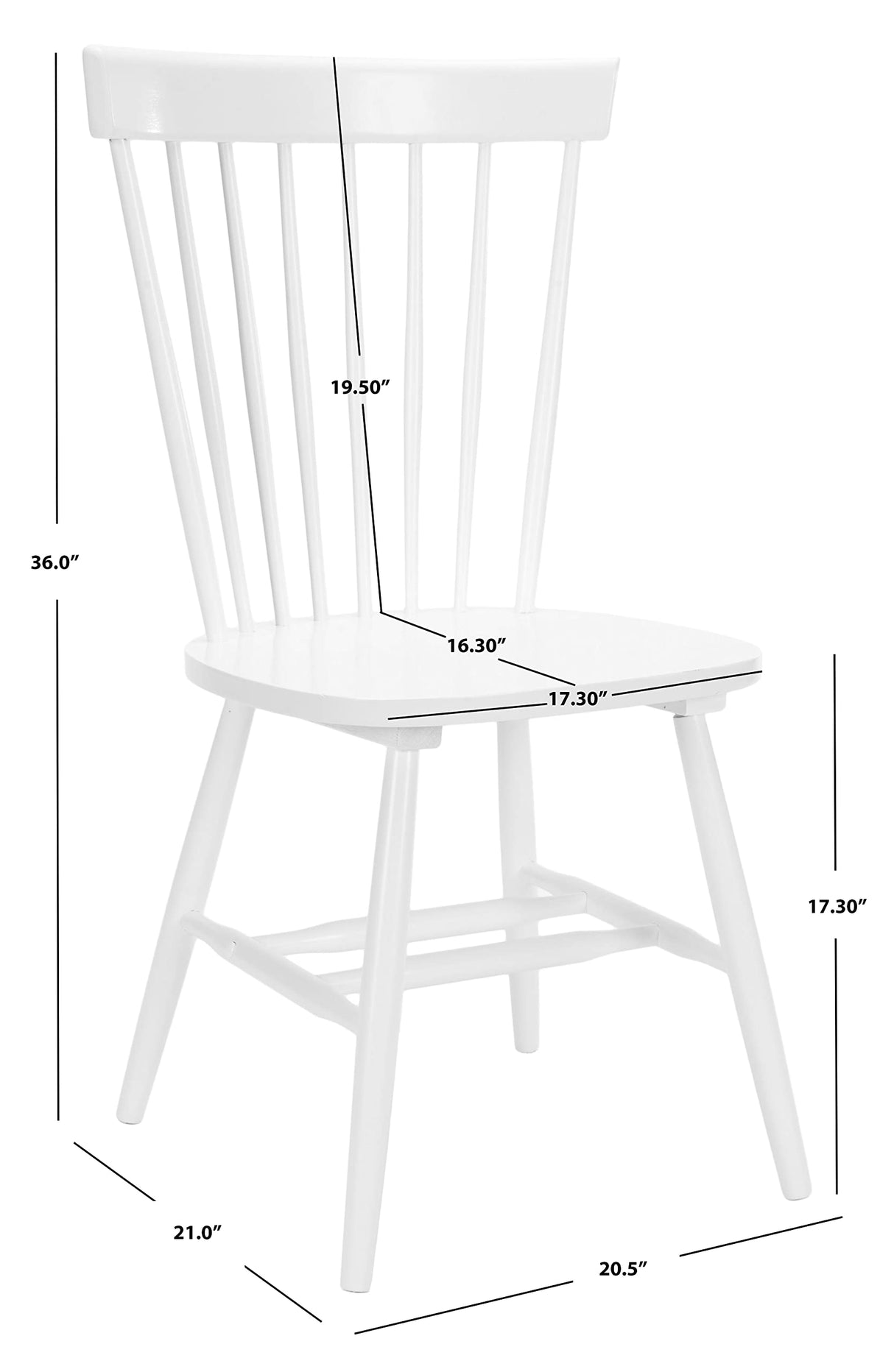 Safavieh Parker Parkse Side Chair, 0, White Safavieh