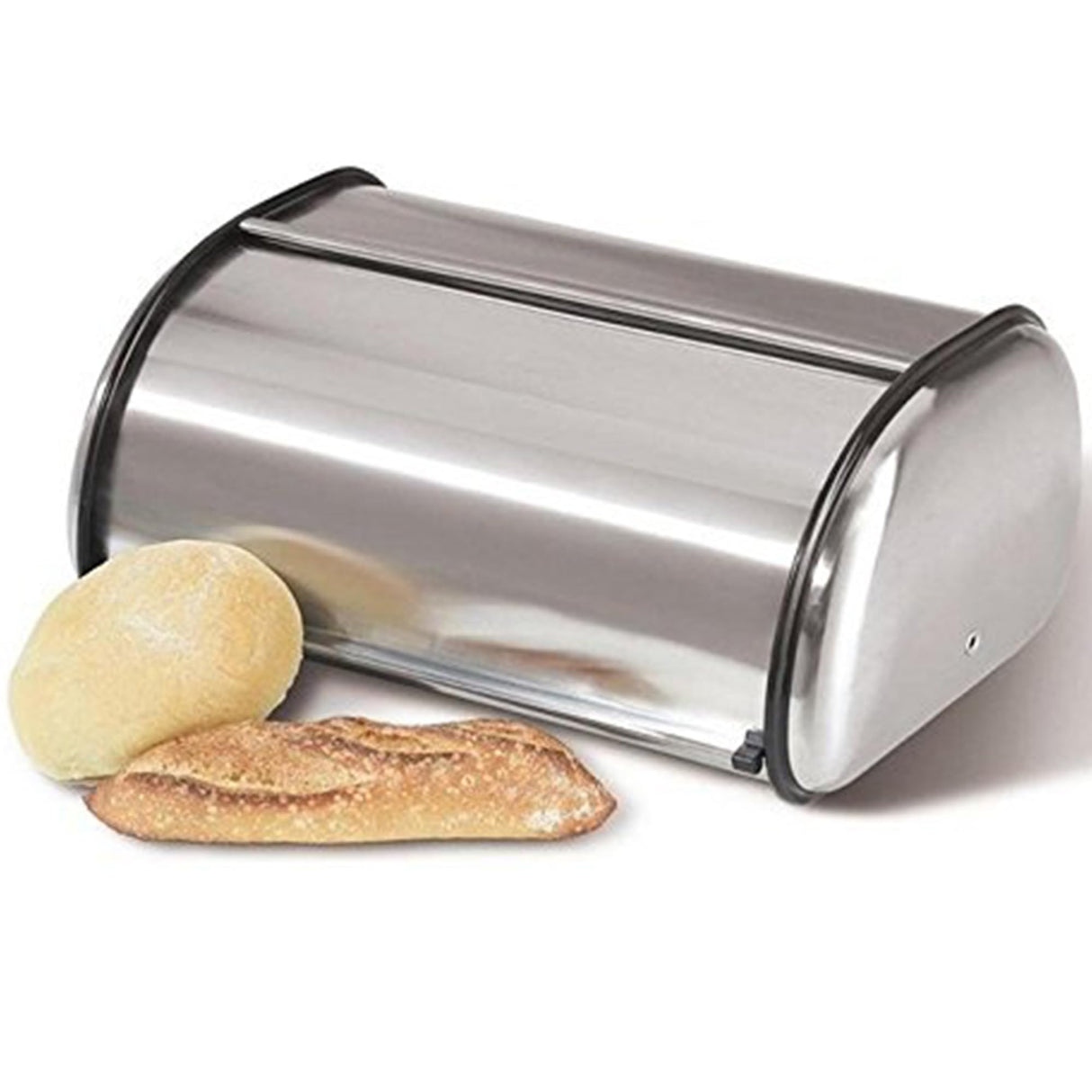 HOME IT Stainless Steel Bread Box for kitchen, bread bin, bread storage Bread holder 16.5x10x8 HOME IT