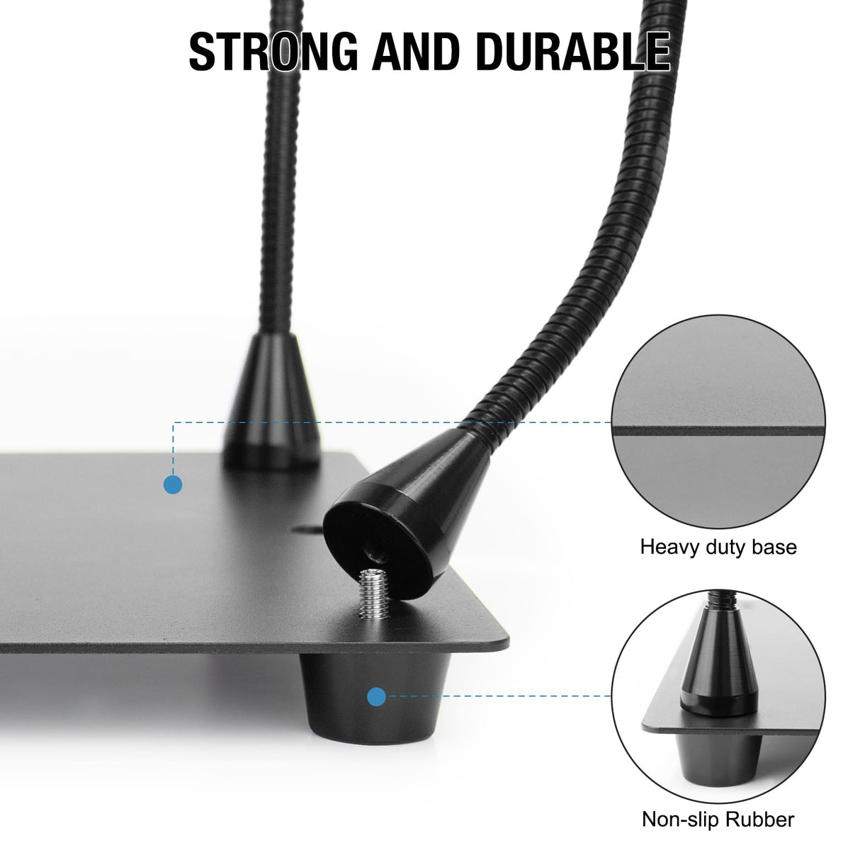 Magnetic Helping Hands Soldering Station with 4 Flexible Helping Hands, 5X Magnifying Glass and Adjustable Light with 4 Magnetic PCB Holder on Large Non-Slip Base for Electronic Repair OBDMONSTER