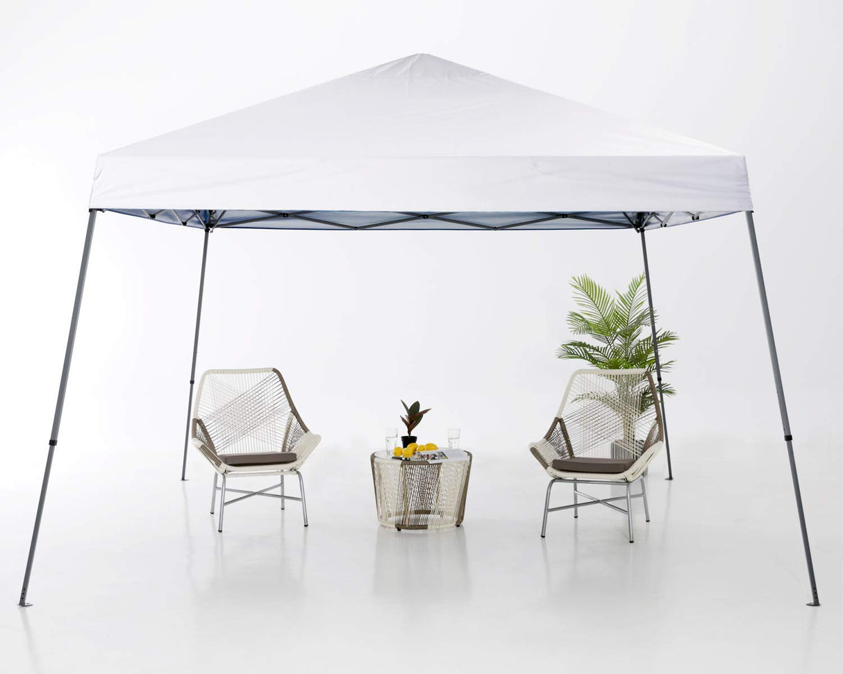 ABCCANOPY Stable Pop up Outdoor Canopy Tent 10 x 10 ft Base / 8 x 8 ft Top, White ABCCANOPY