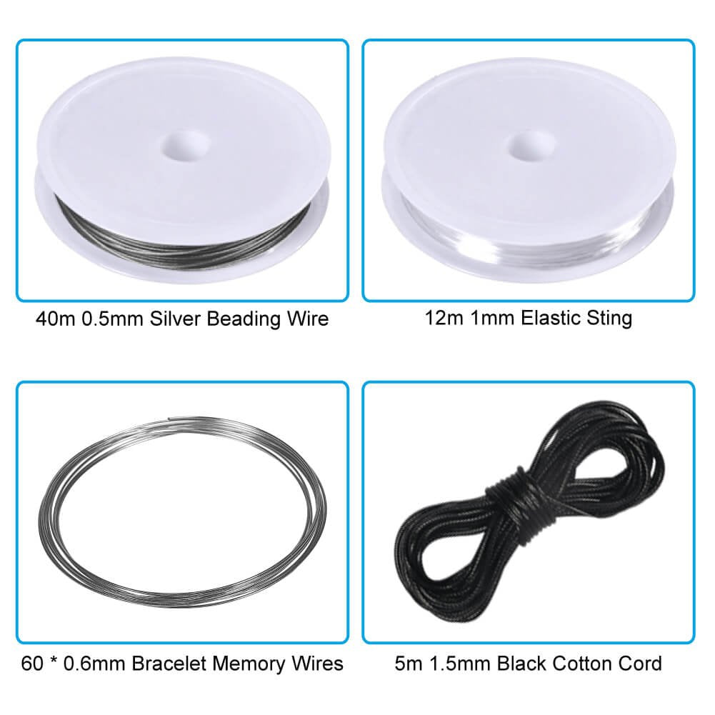 PAXCOO Jewelry Making Supplies Kit - Jewelry Repair Tool with Accessories, Pliers, Findings, and Beading Wires for Adults and Beginners PAXCOO