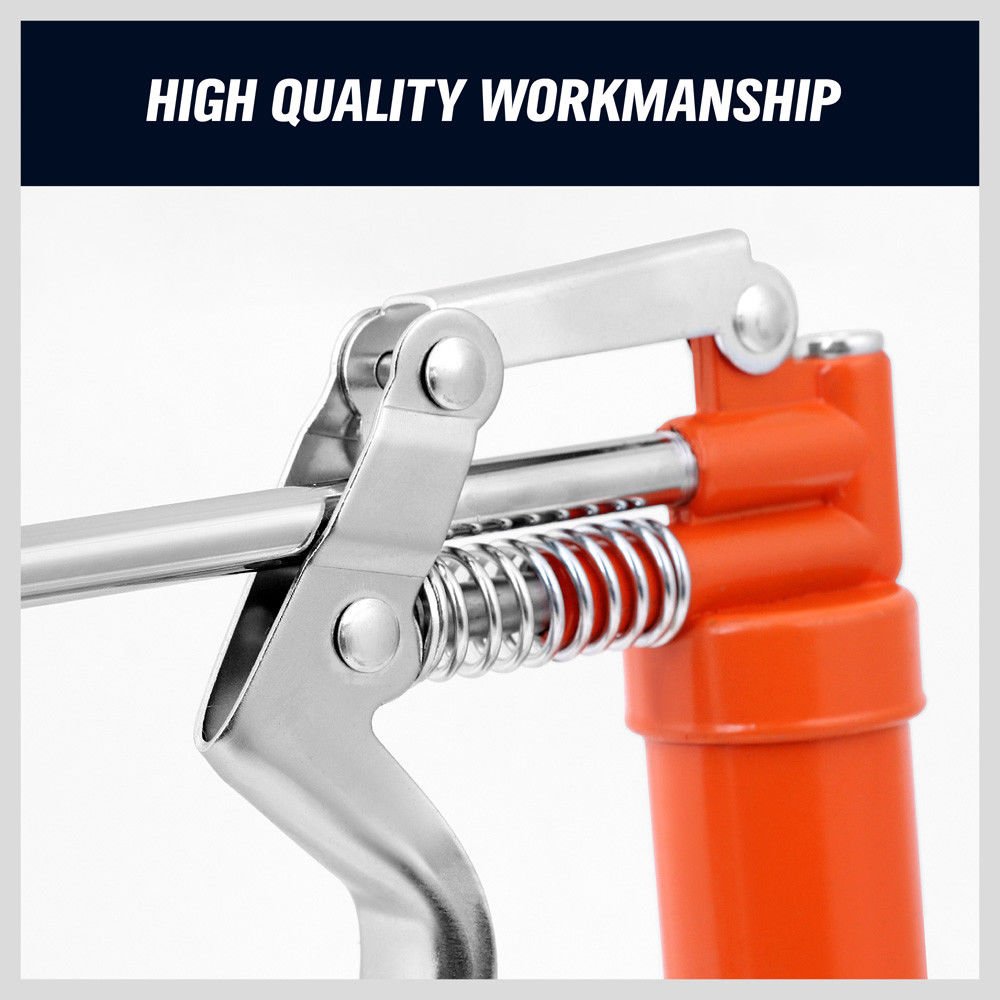 HORUSDY Mini Pistol Grip Grease Gun, with 3 OZ. Grease & Coupler (2900 PSI) HORUSDY