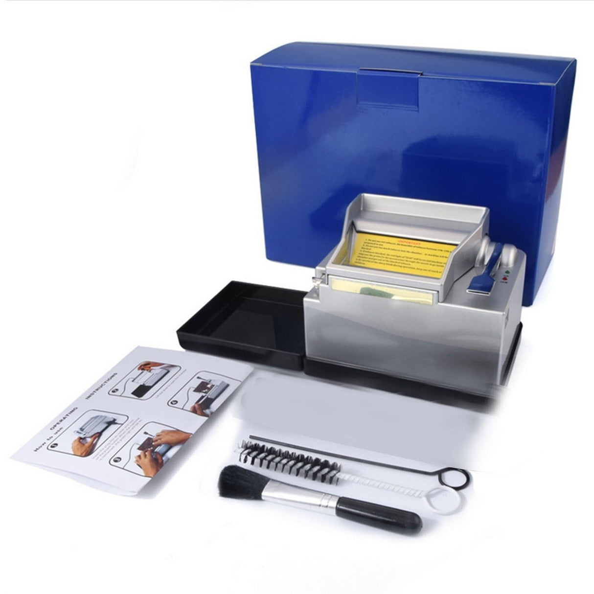 Electric Cigarette Rolling Machine, 8.0 Fully Automatic Cigarette Rolling Machine with Cigarette Case, Indicator Light Showing Working Status, Ideal Gift for Husband and Father ZIJINGM