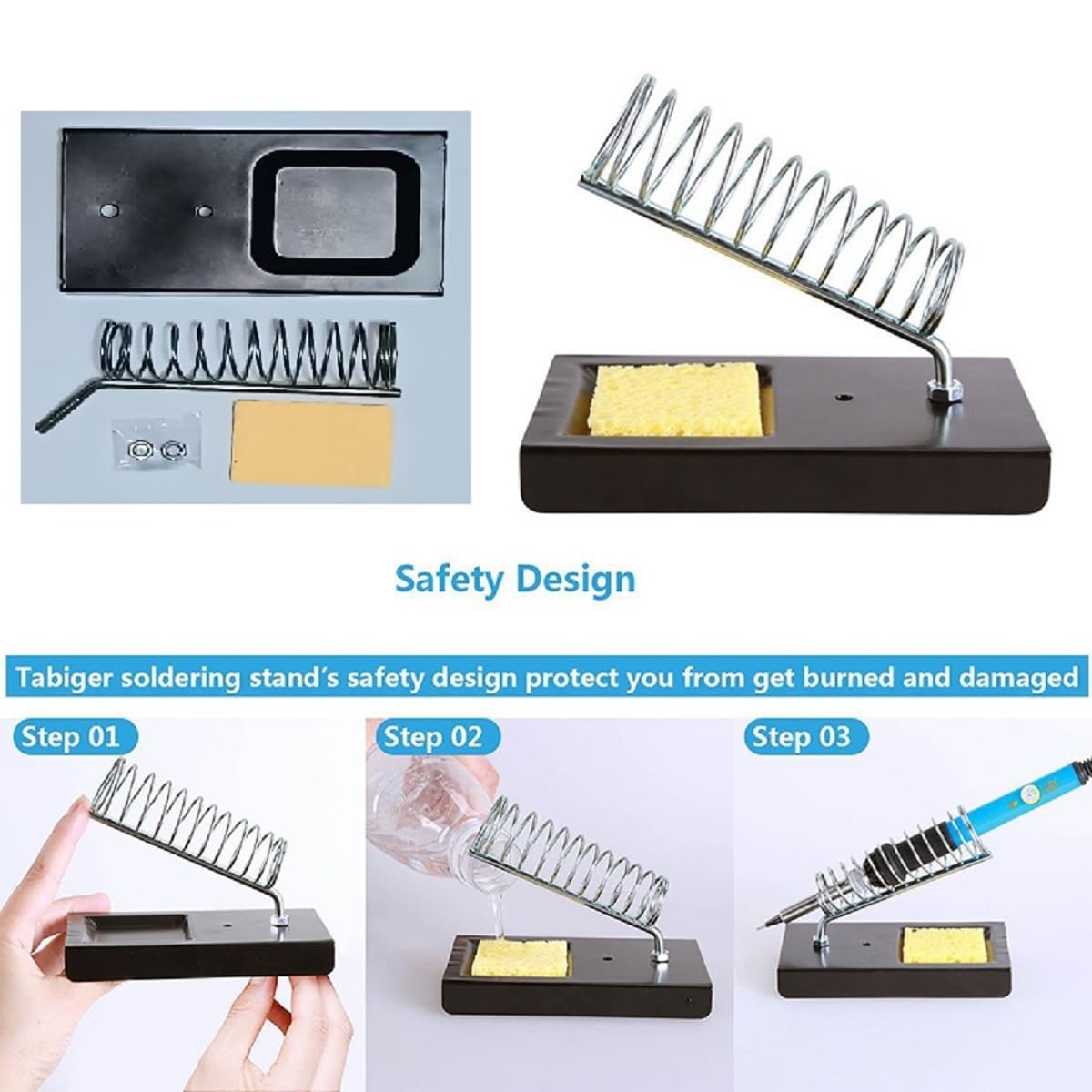 Soldering Iron Kit, Digital Multimeter Kit, Multi Tester, Voltage Tester, Measures AC/DC Voltage, Current, Resistance/Continuity/Diode/Triode. Electric Soldering Iron, Adjustable Temperature HiLeDiQJ