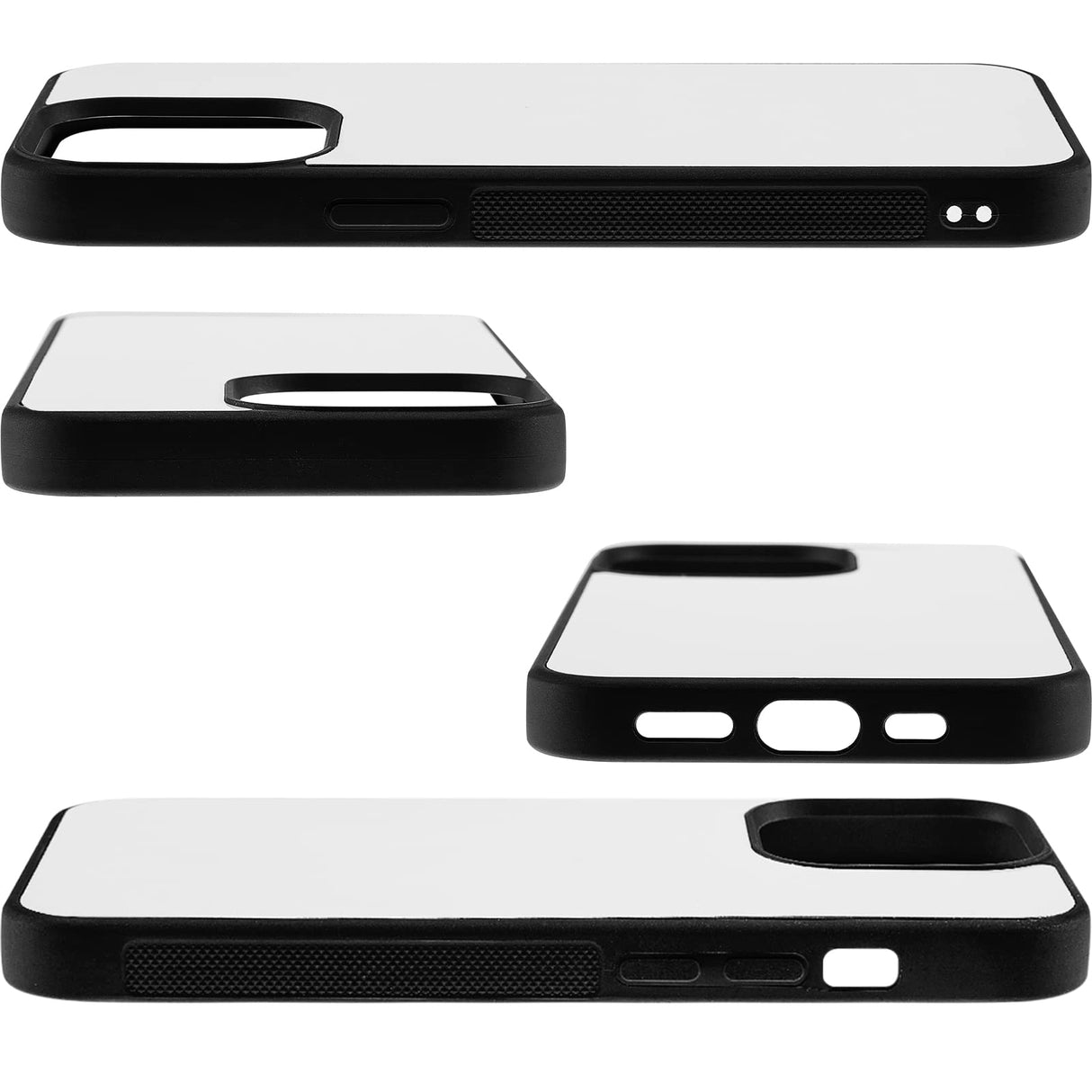 Konohan 6 Pieces Sublimation Blank Phone Case Cover Blank Printable Phone Case for DIY Customize Heat Press Rubber Protective Case (Compatible with iPhone 13) Konohan