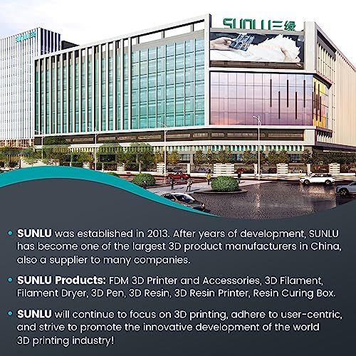 SUNLU PLA 3D Printer Filament PLA Filament 1.75mm, Neatly Wound PLA 3D Printing Filament 1.75mm, Dimensional Accuracy +/- 0.02 mm, Fit Most FDM 3D Printers, 1kg Spool (2.2lbs), PLA Black SUNLU