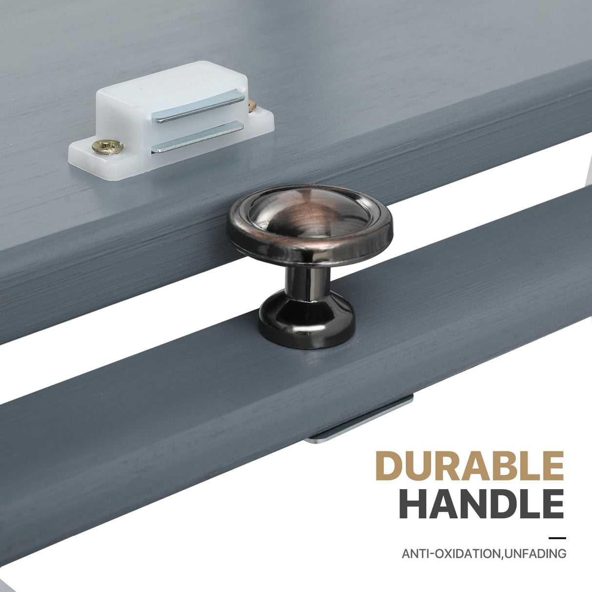 MoNiBloom 68" Tall Slim Narrow Clear Display Cabinet with Acrylic Door Curio Cabinet Display Case Corner Shelves Collection Display Case, Gray MoNiBloom