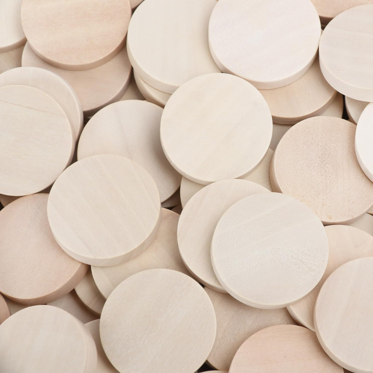 400 PCS Mini Wood Slices, 1 Inch Diameter Unfinished Round Wood Slices for Creative DIY Crafts and Decorations by GNIEMCKIN GNIEMCKIN