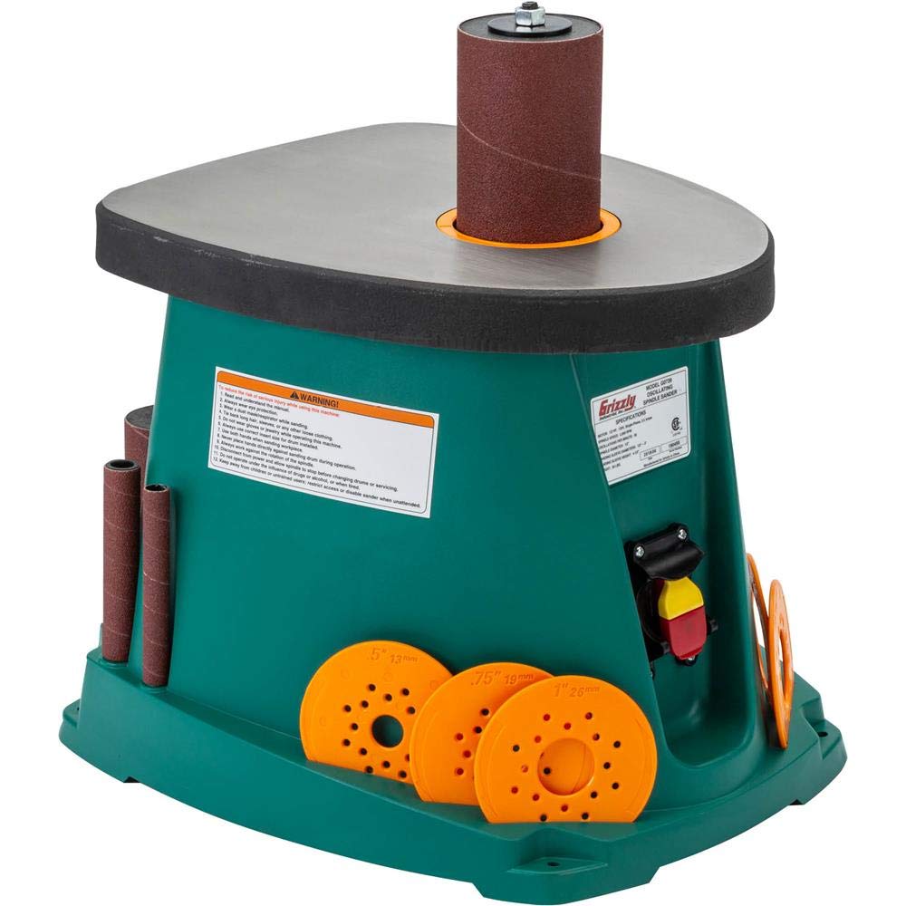 Grizzly Industrial G0739 - Benchtop 1/2 HP Oscillating Spindle Sander Grizzly Industrial