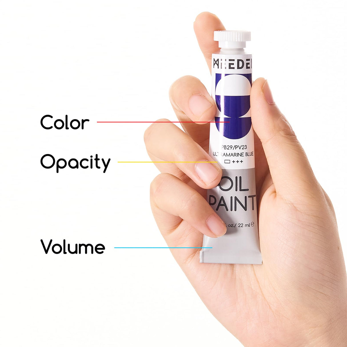 MEEDEN Oil Paint Set - 12 x 22ml (0.74 oz) Color Oil Paints for Adults Students Beginners- Rich Pigment Art Paints for Canvas Painting MEEDEN