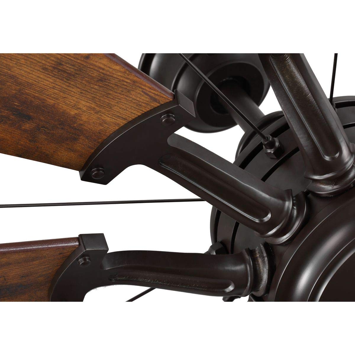 Progress Lighting P250000-129 Springer Collection DC Motor Windmill Farmhouse, 60-Inch, 12-Blade Ceiling Fan, Architectural Bronze Progress Lighting