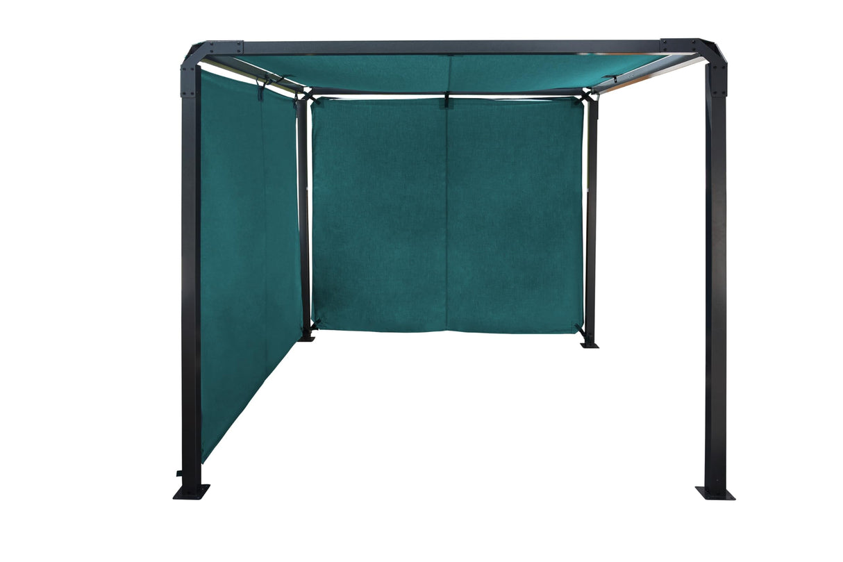 Sojag Outdoor 8' x 8' Dunwich Pergola Open Gazebo, Teal Sojag