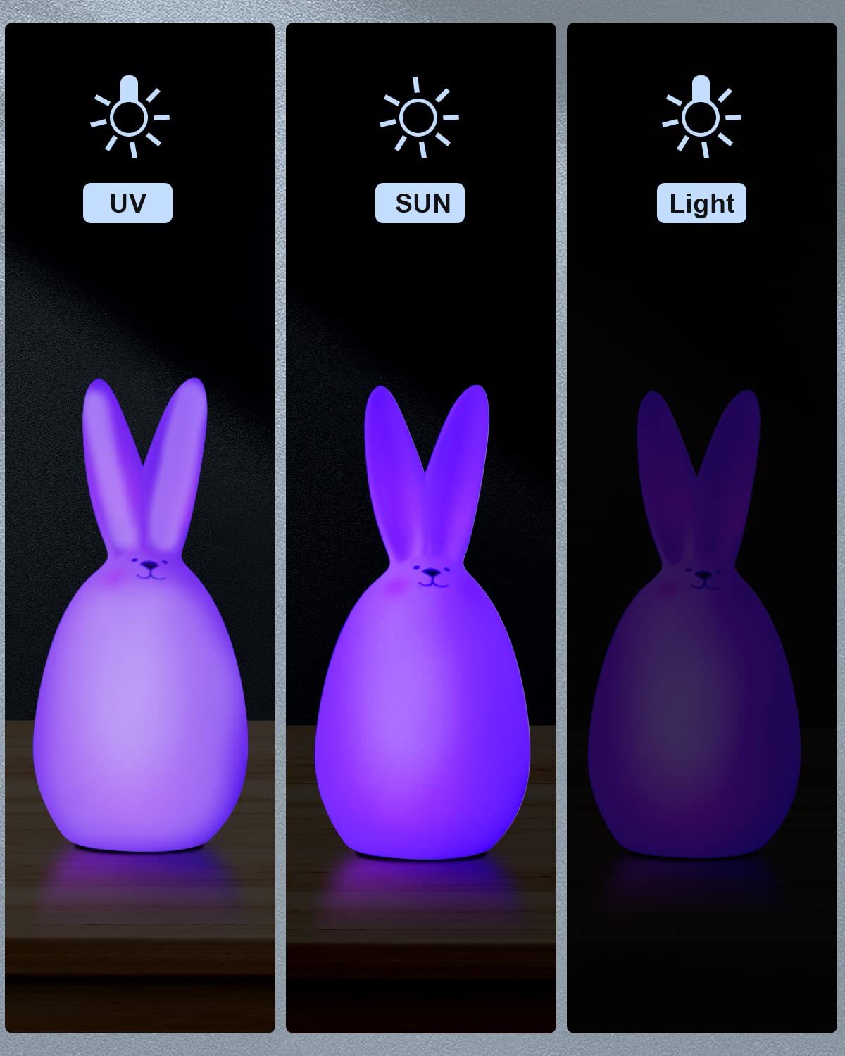 FAHKNS 3D Printer Filament PLA Glow in The Dark 1.75mm 3-D Printing Materials Purple Print Filiment 1.75 mm Dimensional Accuracy ±0.05mm Filimate Vacuum Pack 1KG Spool Fillament FDM Fillamentum Rolls FAHKNS