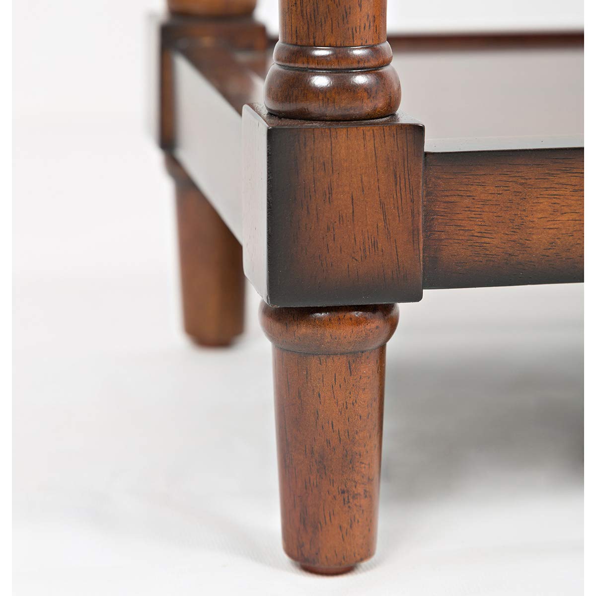 Jofran Inc. Stately Home Traditional 60" Breakfront Solid Rubberwood Console Table with Built-in Storage Drawers Jofran Inc.