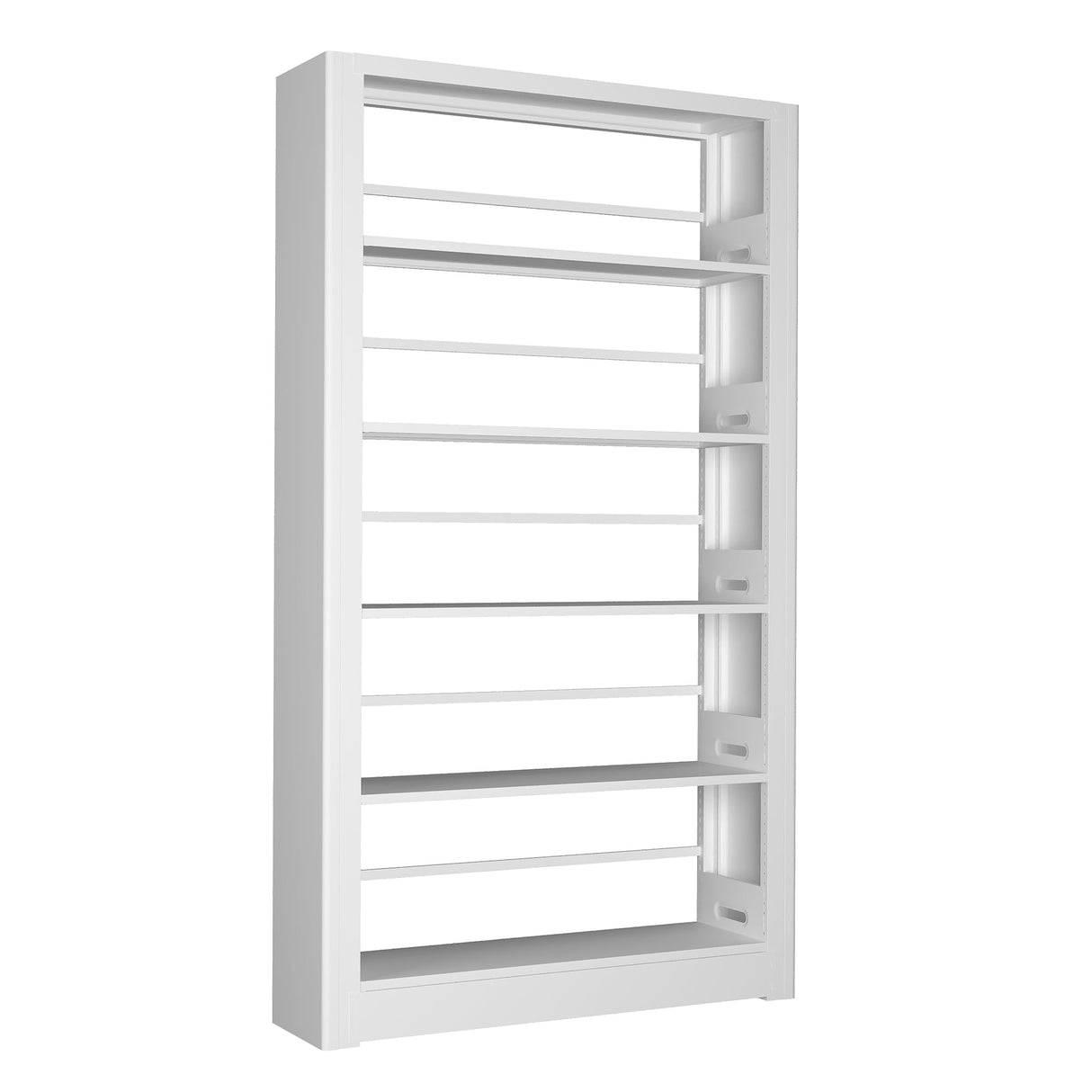 LyAosdFu Heavy Duty Metal Bookshelf, 5 Shelf Adjustable Bookcase, 69’’ Tall Modern Bookshelves, Open Book Shelf Organizer, Large Sturdy Book Case for Living Room, Library, Office, White Book Shelf LyAosdFu