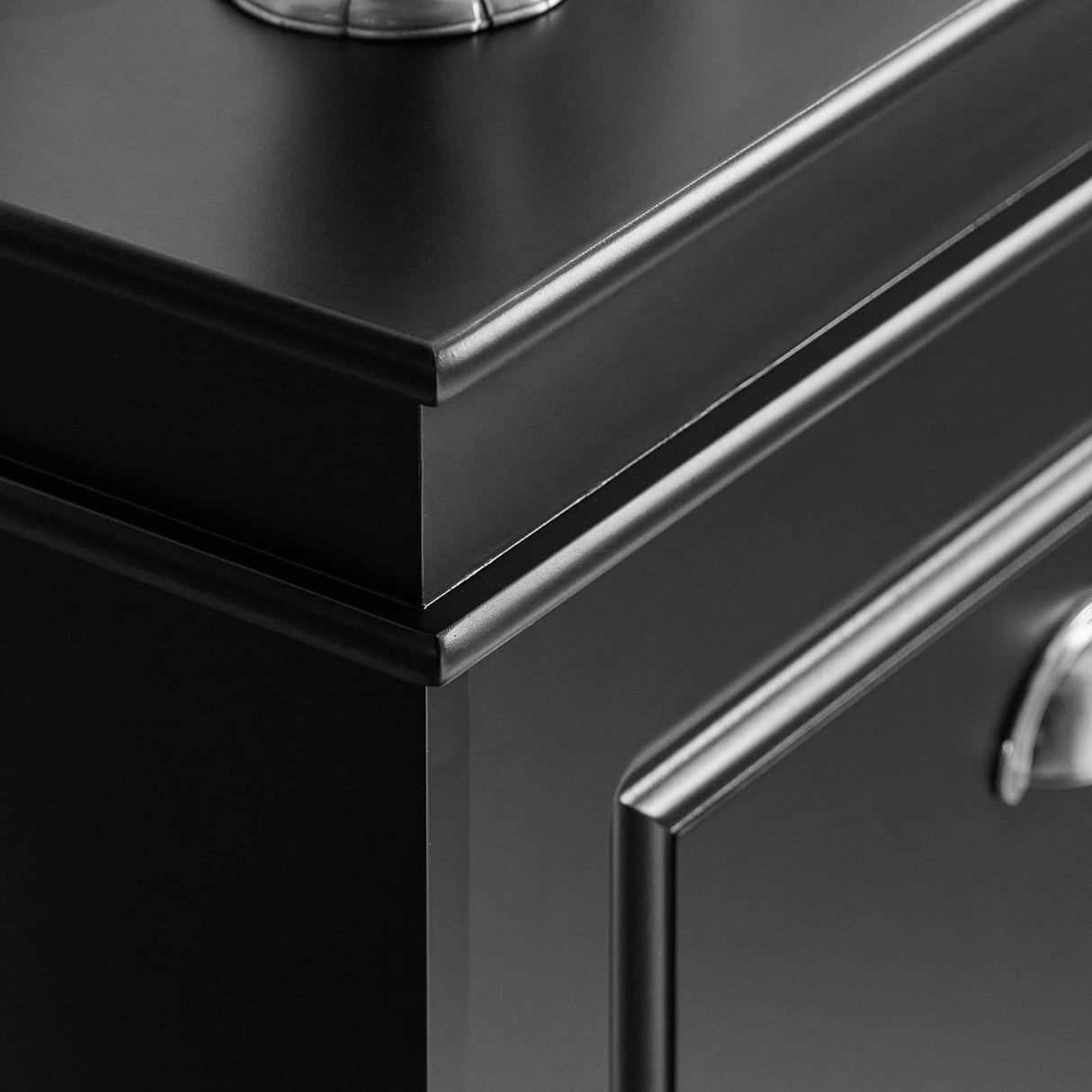 Haotian Modern Black Freestanding Shoe Cabinet with 4 Flip Drawers, 8 Levels, W41.3 x D9.5 H32.7 in., Entryway Shoe Organizer Haotian