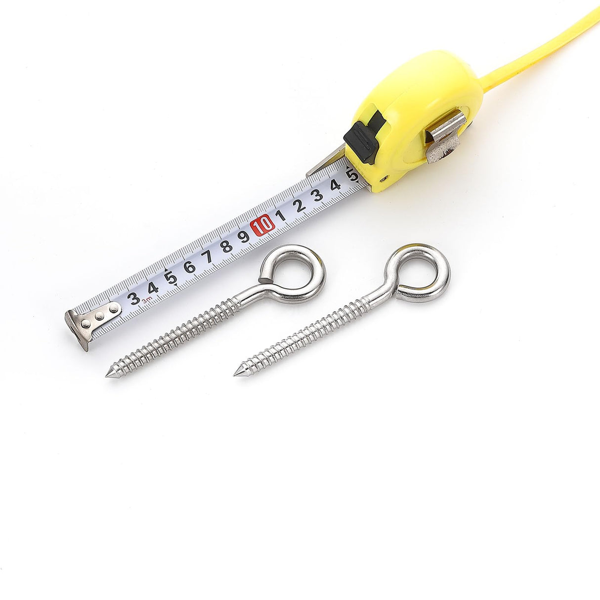 CCYODECO Hammock Swing Hanging Kit with Chains, Hammock Chains and Hooks, 2 Eye Hook & 4 Carabiner & 2 Extension Chain, 450 Lbs Capacity CCYODECO