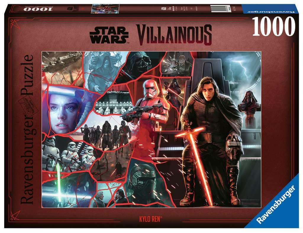 Ravensburger Star Wars Villainous: Kylo Ren 1000 Piece Jigsaw Puzzle for Adults - 17340 - Every Piece is Unique, Softclick Technology Means Pieces Fit Together Perfectly Ravensburger