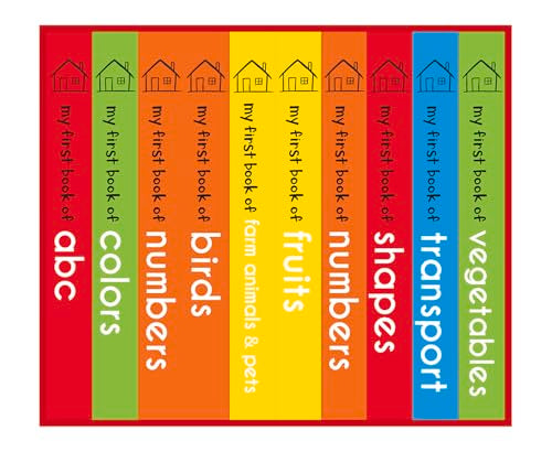 My First Library: Boxset of 10 Board Books for Kids WoodArtSupply