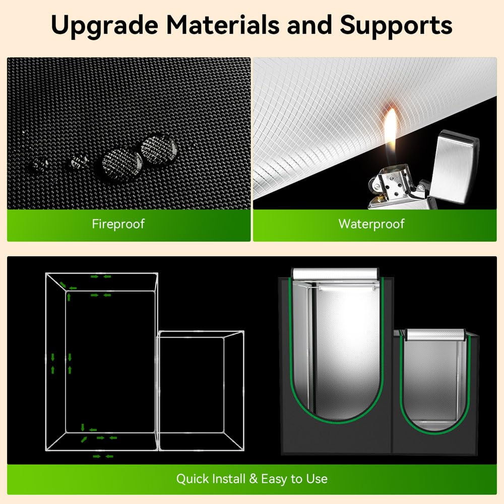 2 in1 3D Printer Enclosure with Storage Box LED Light,Thermo-Hygrometer, Fireproof Dustproof Tent Constant Temperature Protective Cover 820*600*720mm for Bambu Lab A1,A1 Mini,Ender3 Series, Ender3 Neo Cregrant3D