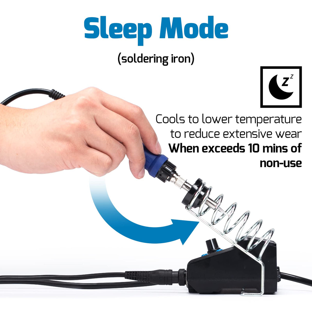 WEP 882D Soldering Iron Station 2-IN-1 SMD Hot Air Rework Station with 2 Spools of Solder Wire, 5 Soldering Tips, 3 Hot Air Nozzles, Brass Wool Tip Cleaner, Tweezers, Desoldering pump WEP