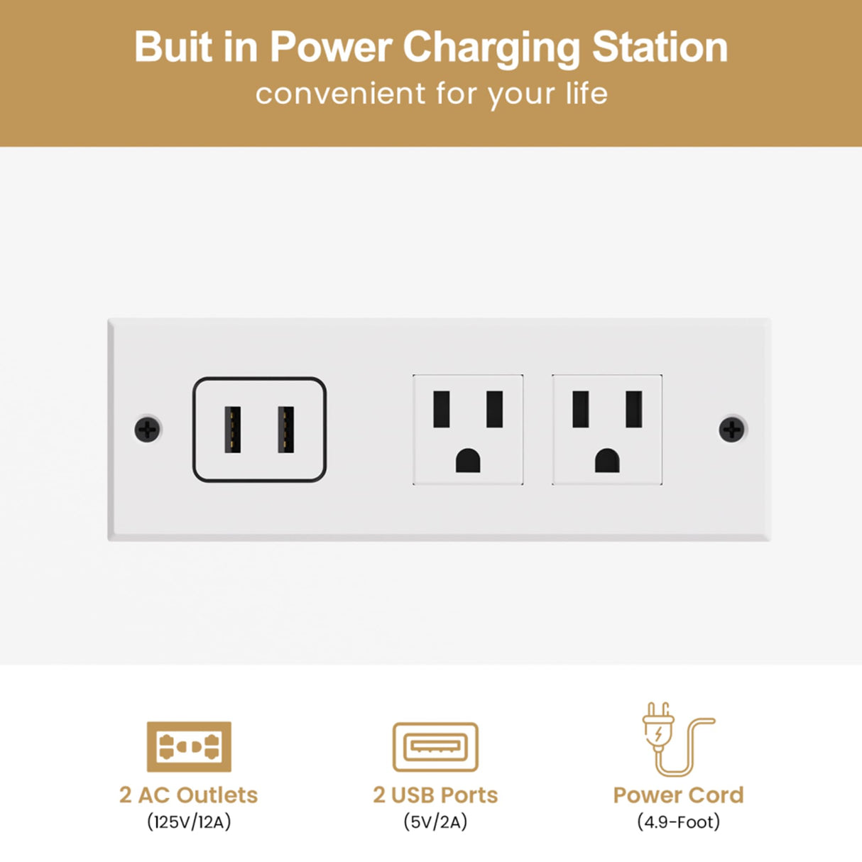 AWQM White Makeup Vanity Desk with Stools,Rattan Vanity Table Set with Power Outlet,Makeup Table Dressing Table with Drawers & Cabinet, Small Vanity Table for Bedroom with Storage,Without Mirror AWQM