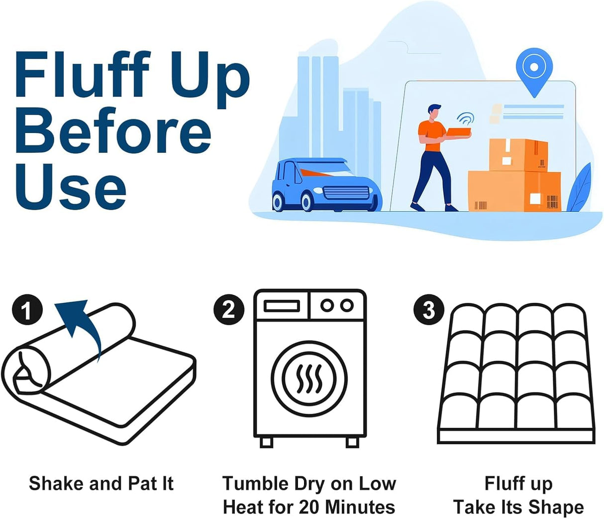 COONP Full Mattress Topper, Extra Thick Pillowtop, Cooling Plush Mattress Pad Cover Cotton Top Bed Topper Protector with 8-21 Inch Deep Pocket COONP