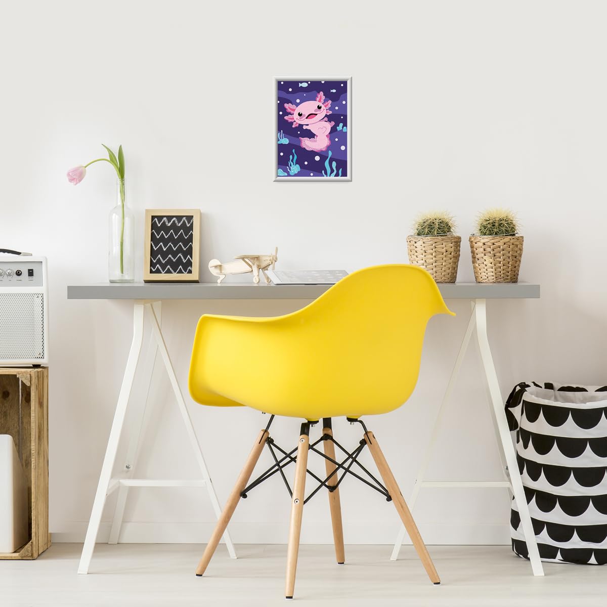 Ravensburger - Axolotl CreArt Paint by Numbers Kit | Fun & Easy DIY Art for Kids Age 7+ | Creative Gift Idea for Birthdays & Holidays Ravensburger