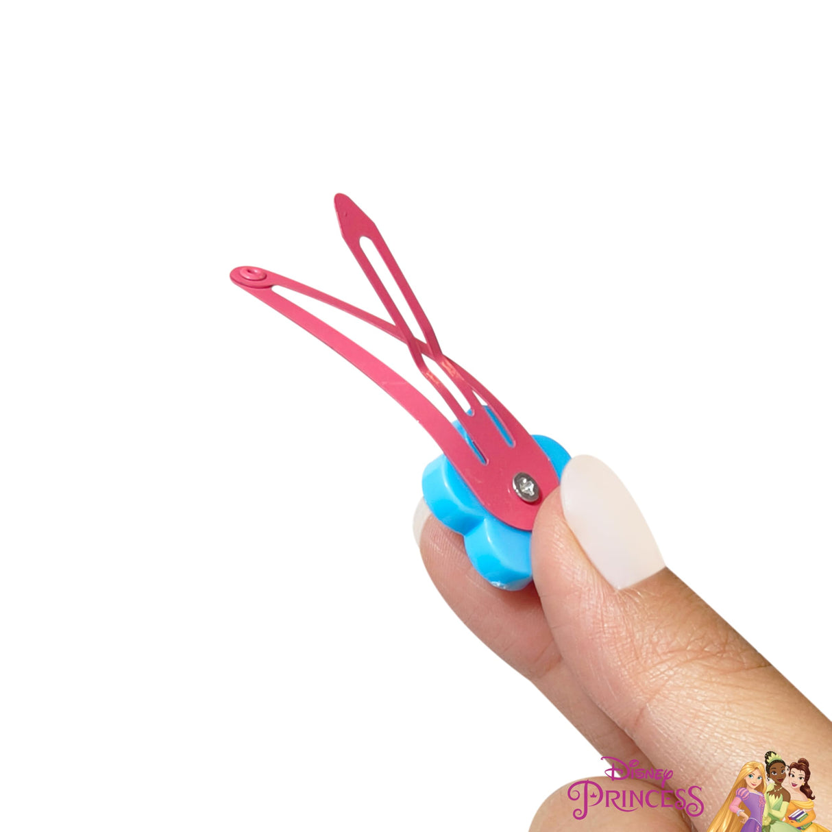 Luv Her Disney Girls' Hair Accessories Set - 20 Pack Featuring Disney Princesses - Includes 3 Barrettes, 4 Snap Clips, 5 Elastics, 8 Terry Ponies - Everyday Wear, Special Occasions, Ages 3+ LUV HER